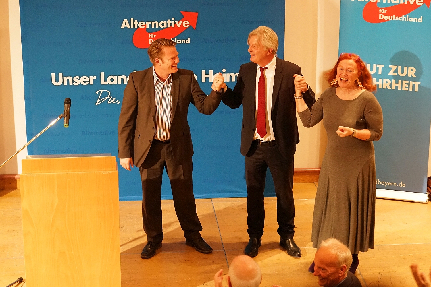 Florian Jäger, Jürgen Elsässer, Linda Amon