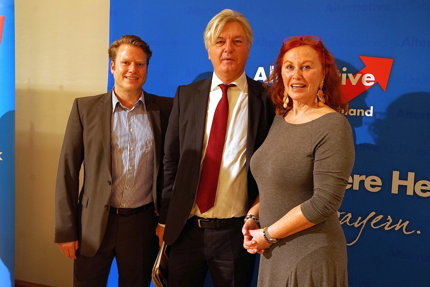 Florian Jäger, Jürgen Elsässer, Linda Amon