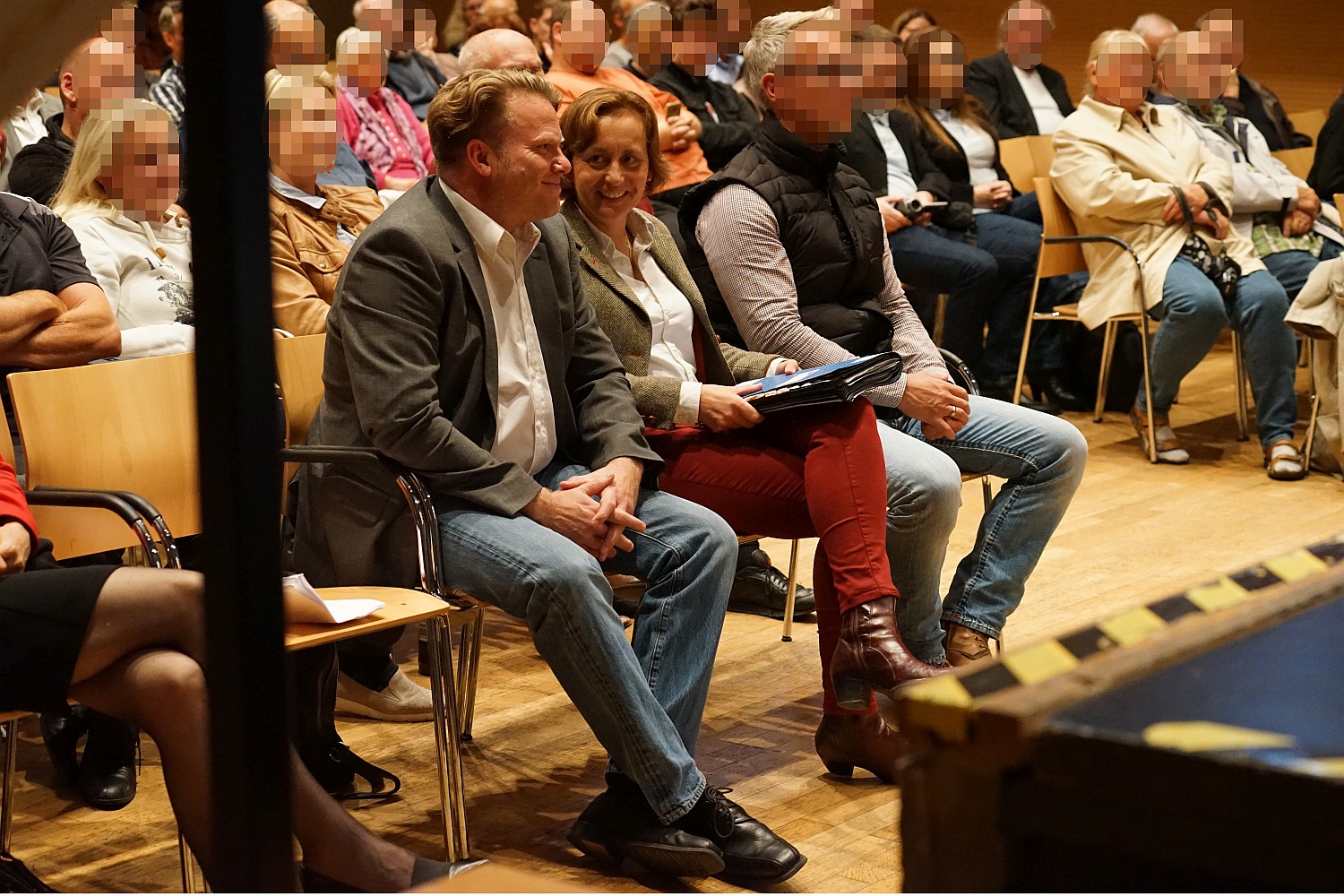 Direktkandidat Florian Jäger und Beatrix von Storch