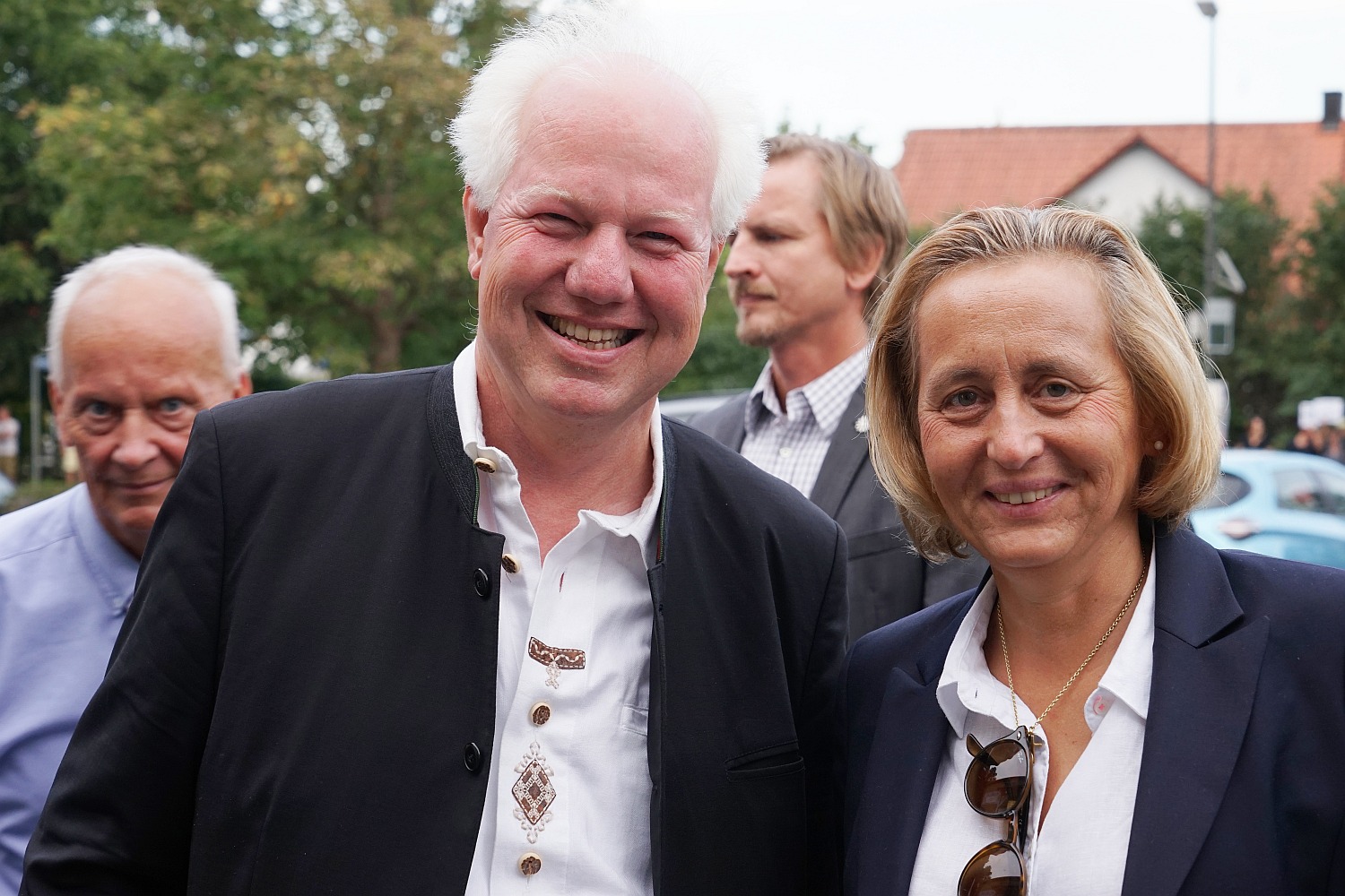 Landtagsdirektkandidat Peter Banholzer und MdB Beatrix von Storch